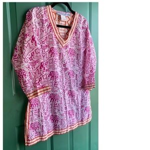 Gretchen Scott Designs Size small vibrant colorful top